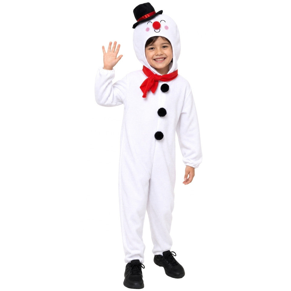 Déguisement de bonhomme de neige pour enfant
