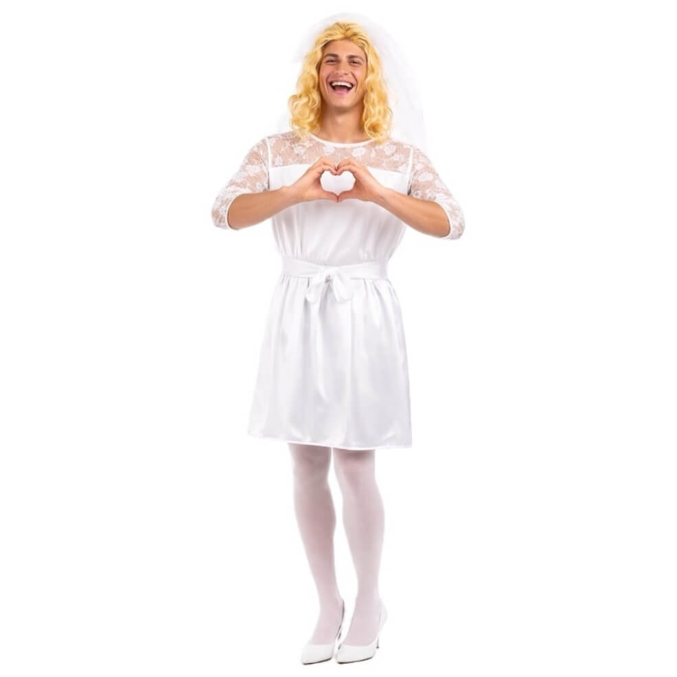 Déguisement Mariée Dentelle homme