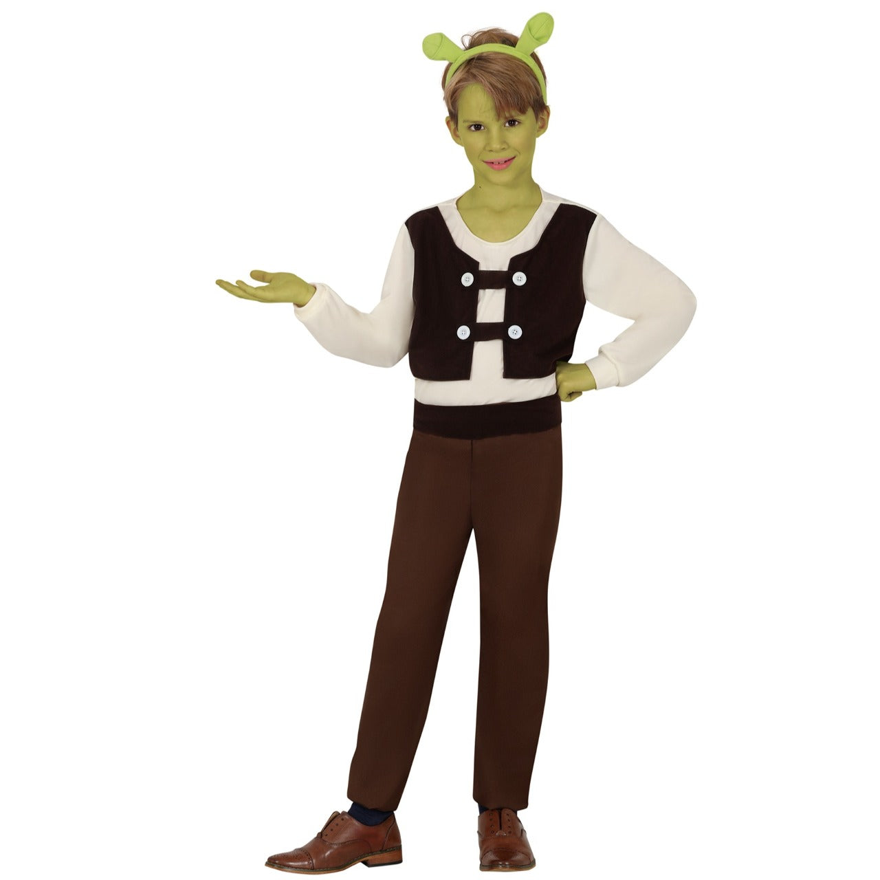 Déguisement d'Ogre Vert Classique pour enfant