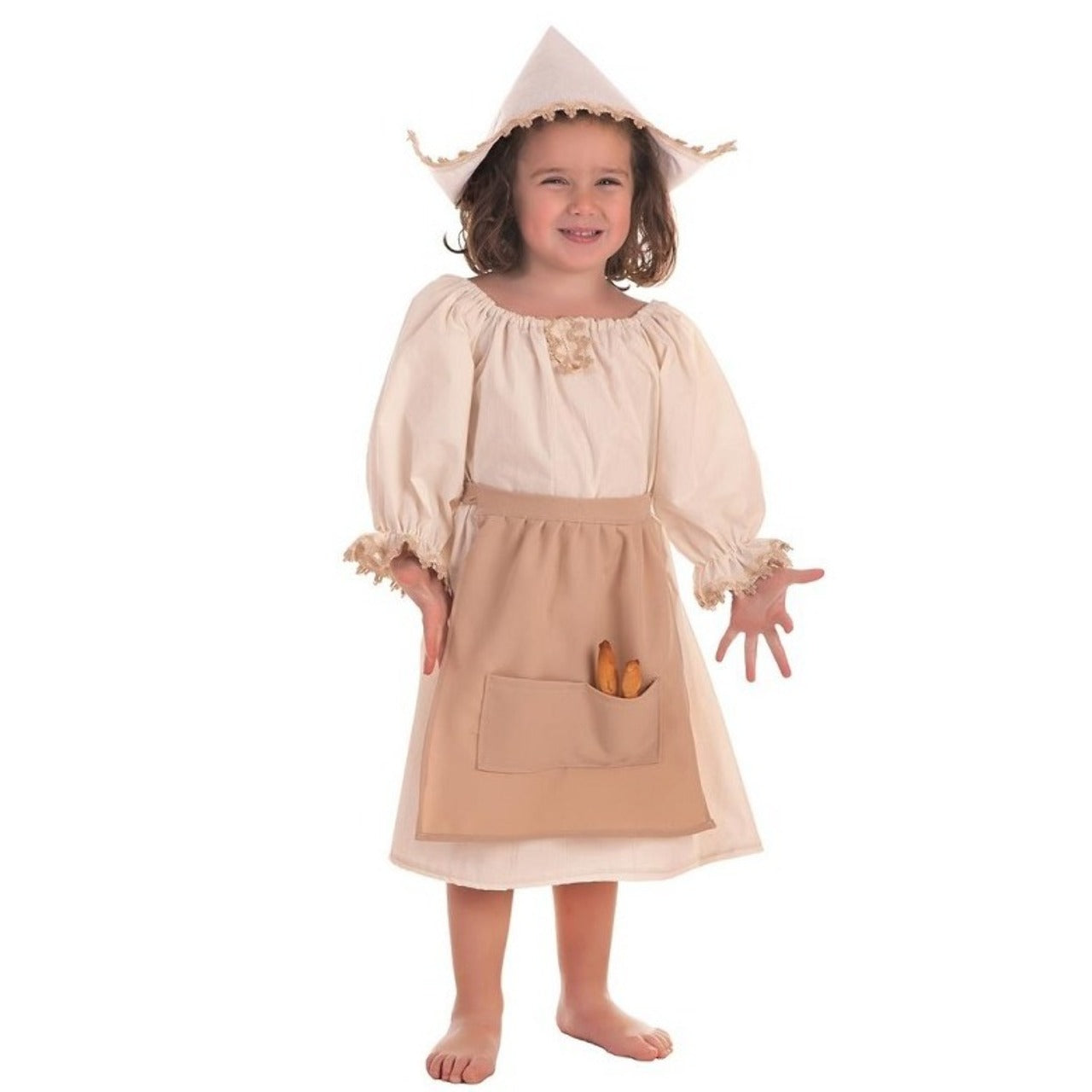 Déguisement de Boulangère du moulin pour fille