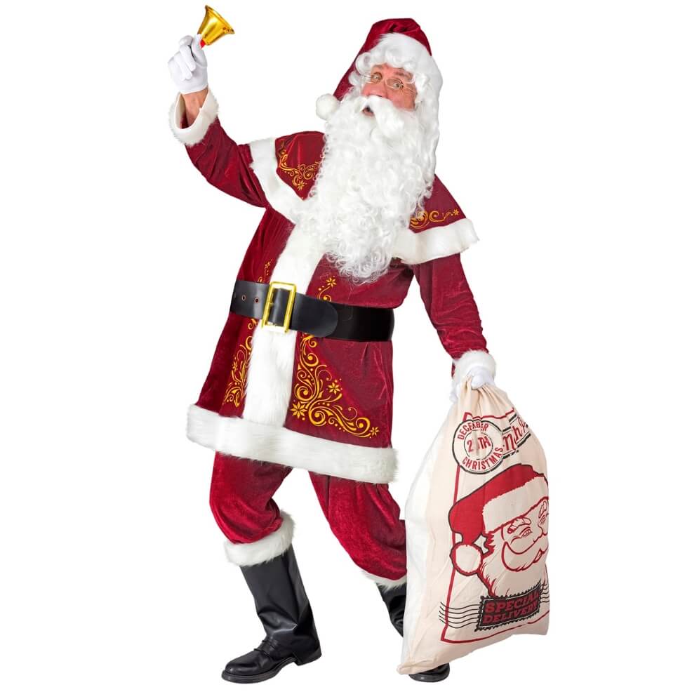 Déguisement de Père Noël Raffiné pour adulte