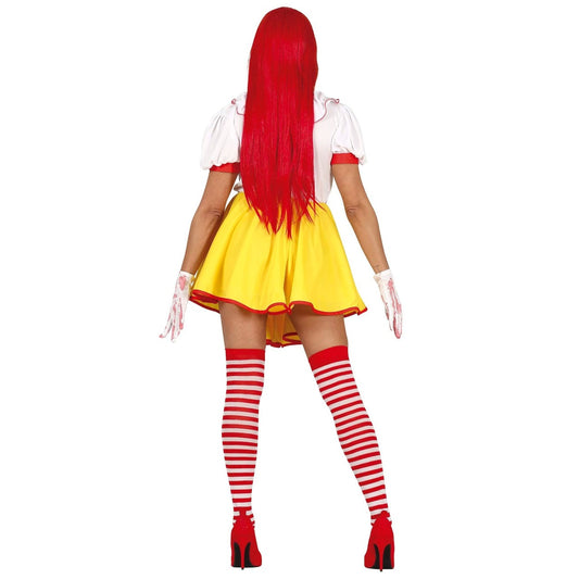 Déguisement de clown Burger pour femme-4