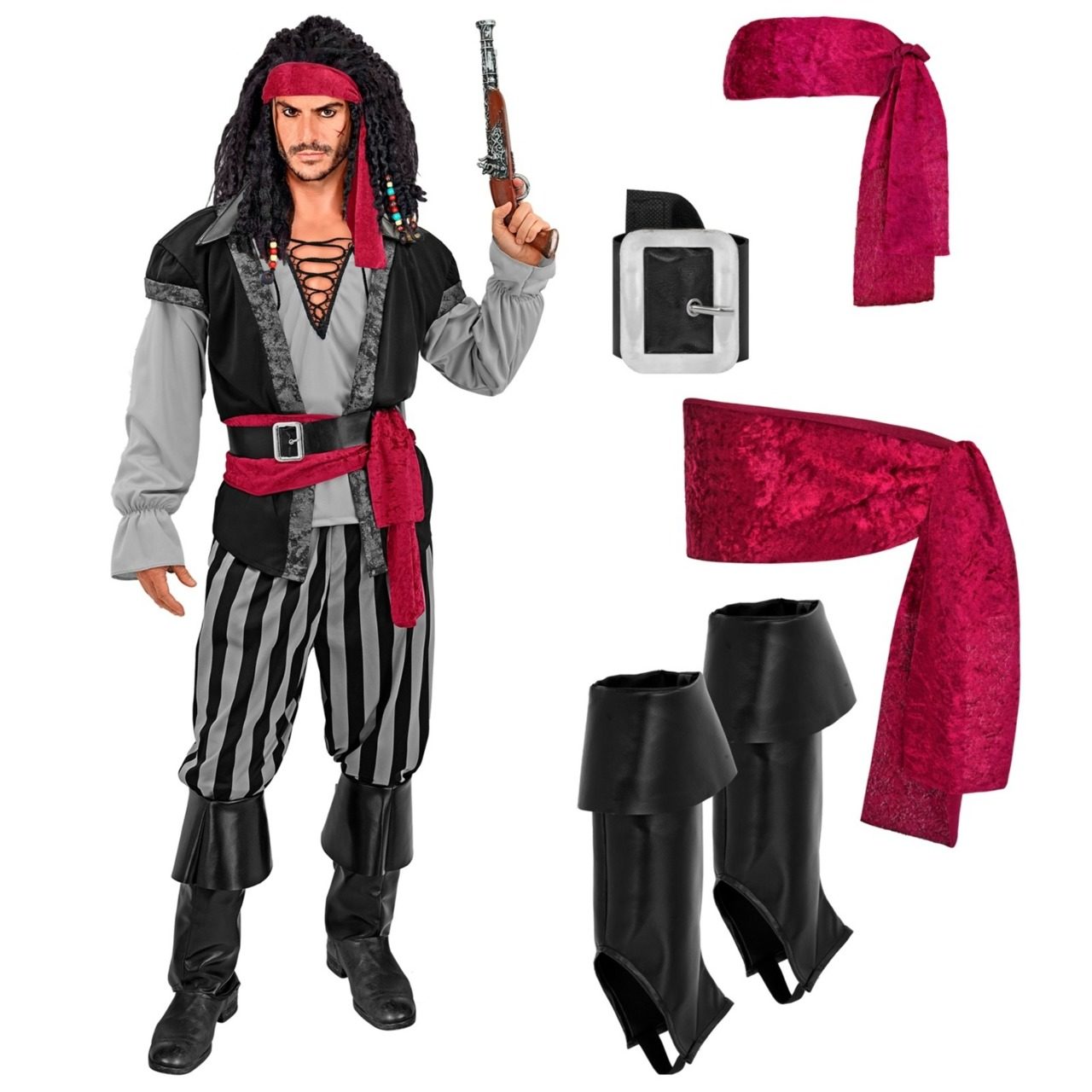 Déguisement de Pirate Ceinture pour homme