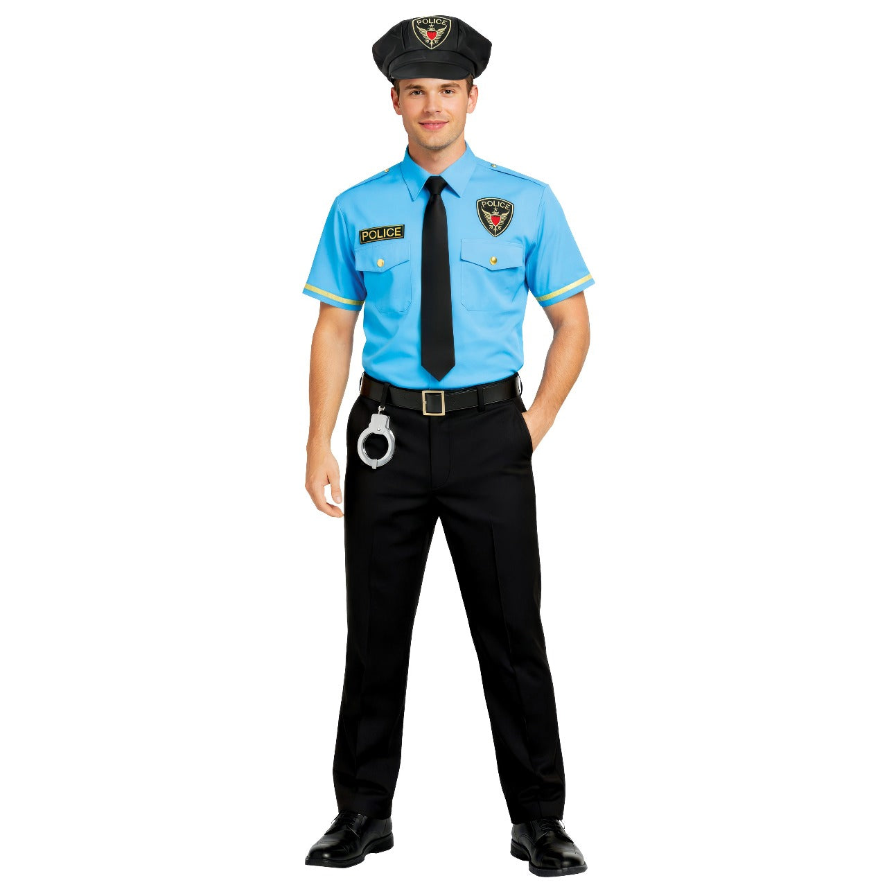 Déguisement de Policier Officiel Bleu pour homme