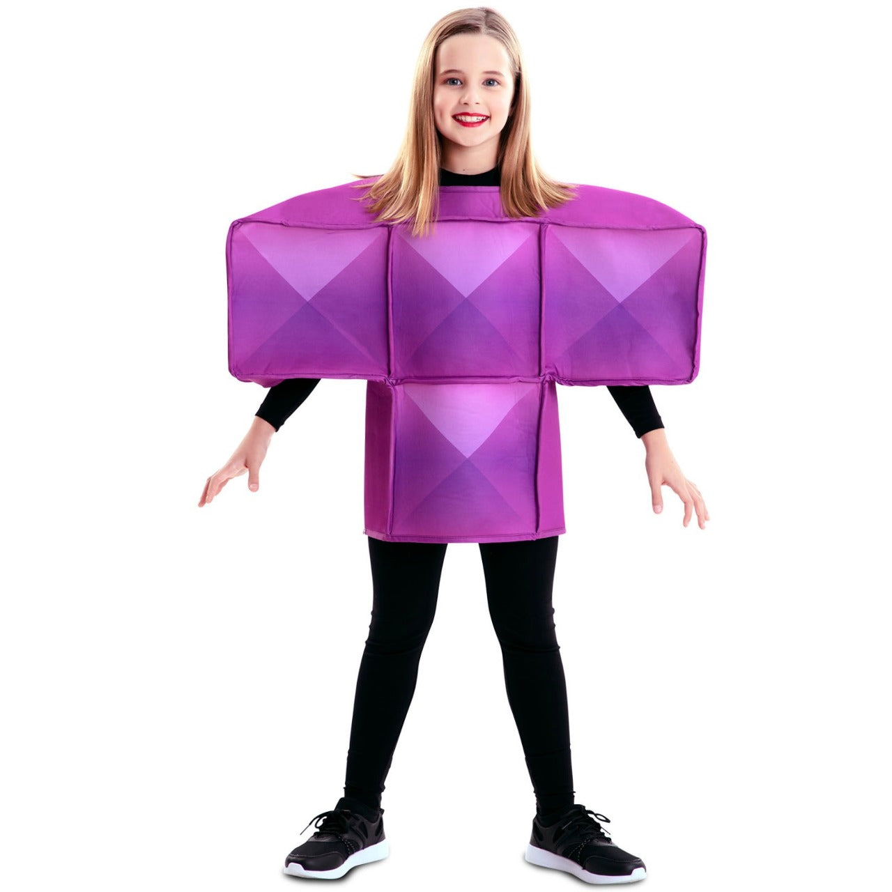 Déguisement Tetris Violet pour enfant