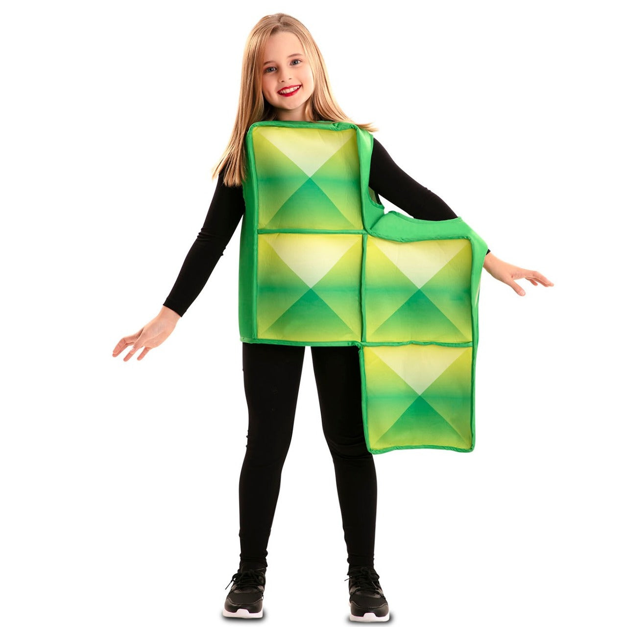 Déguisement Tetris Vert pour enfant