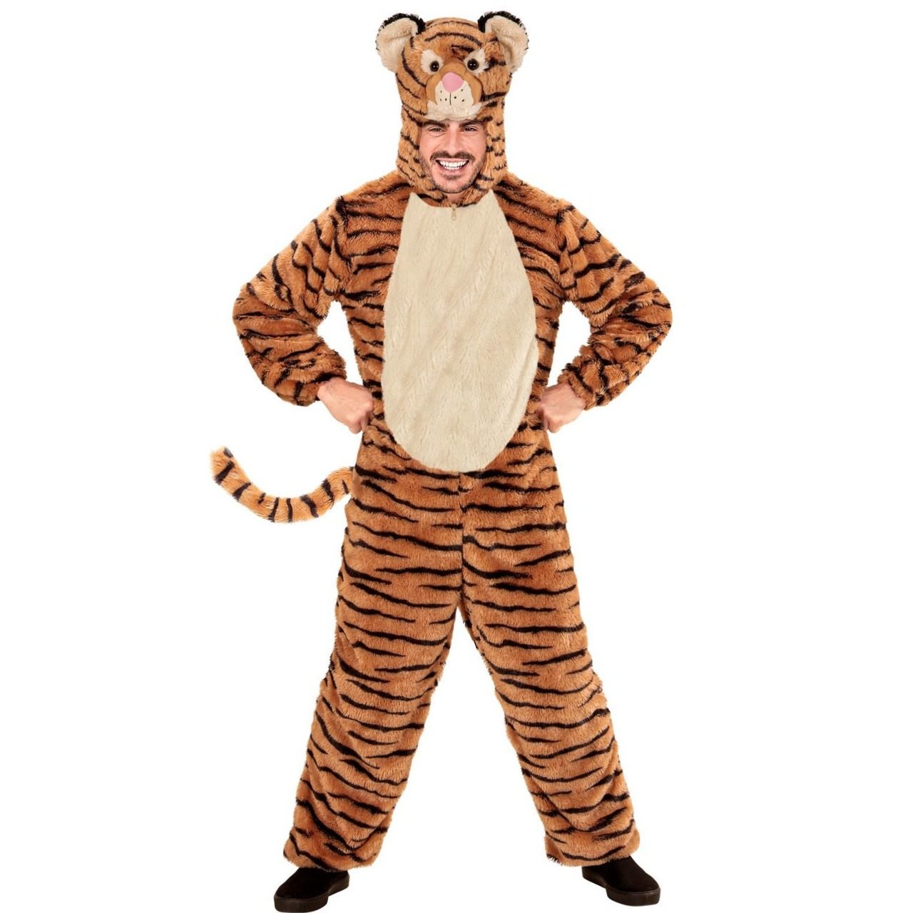 Déguisement Tigre Peluche pour adulte