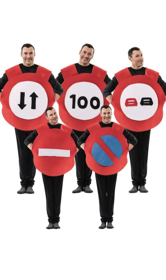 Déguisements en couple Panneaux de Signalisation