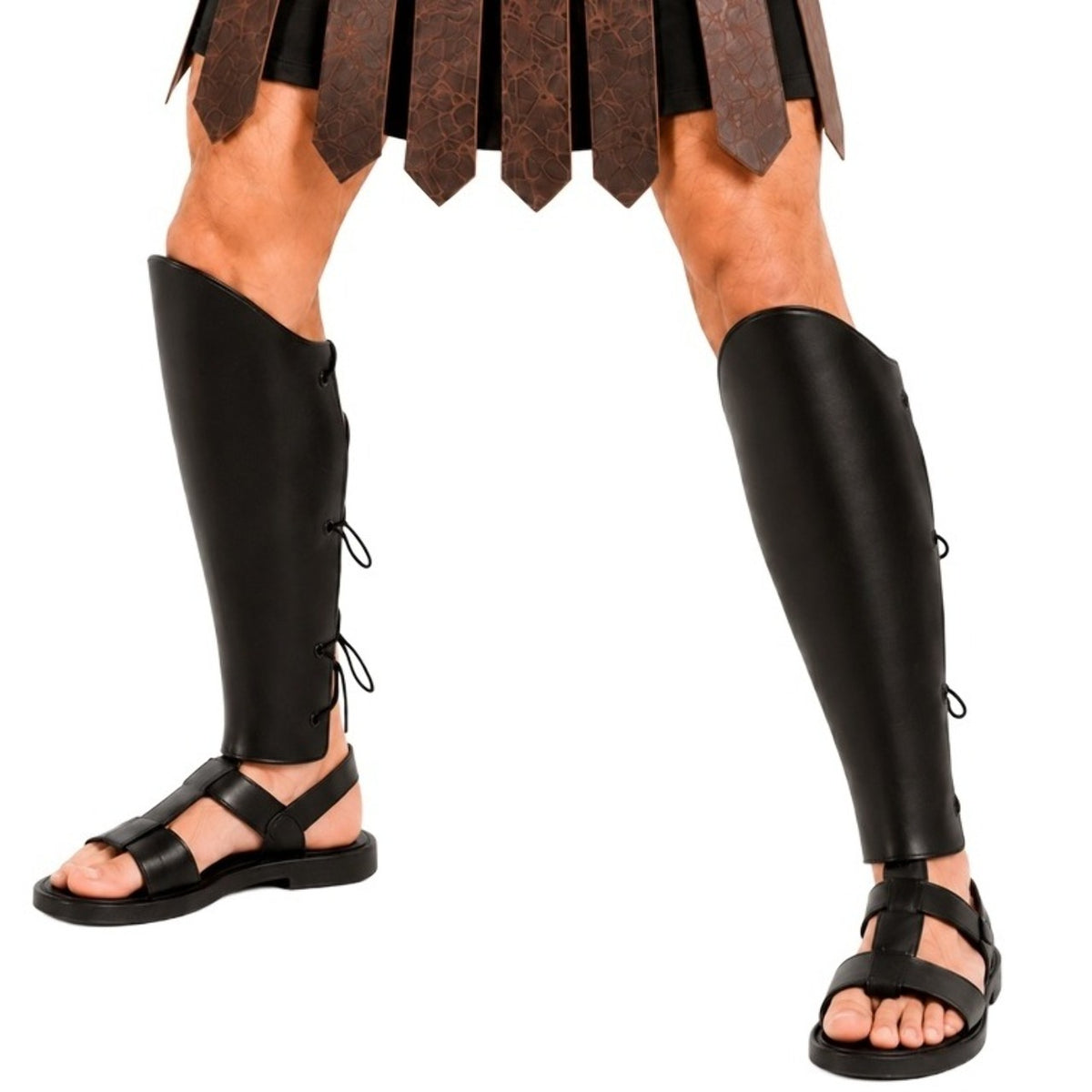Protège-tibias Noirs Gladiateur