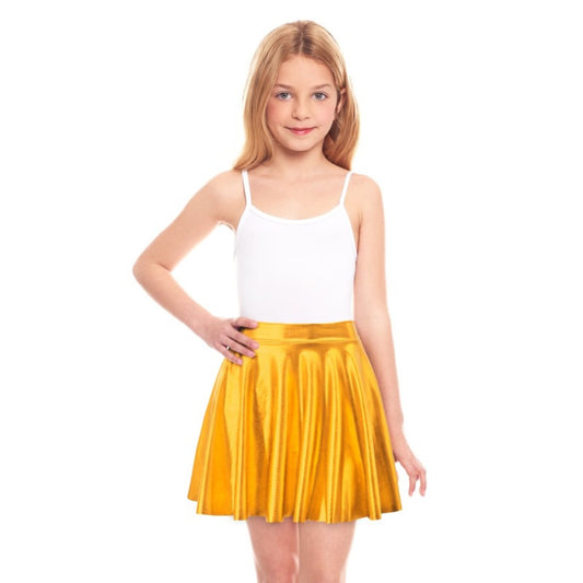 Jupe Dorée Métallisée pour fille
