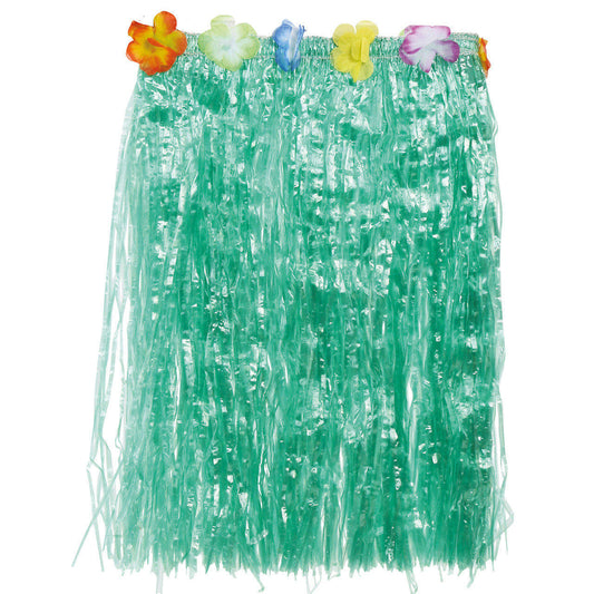 Jupe Hawaïenne Verte Courte