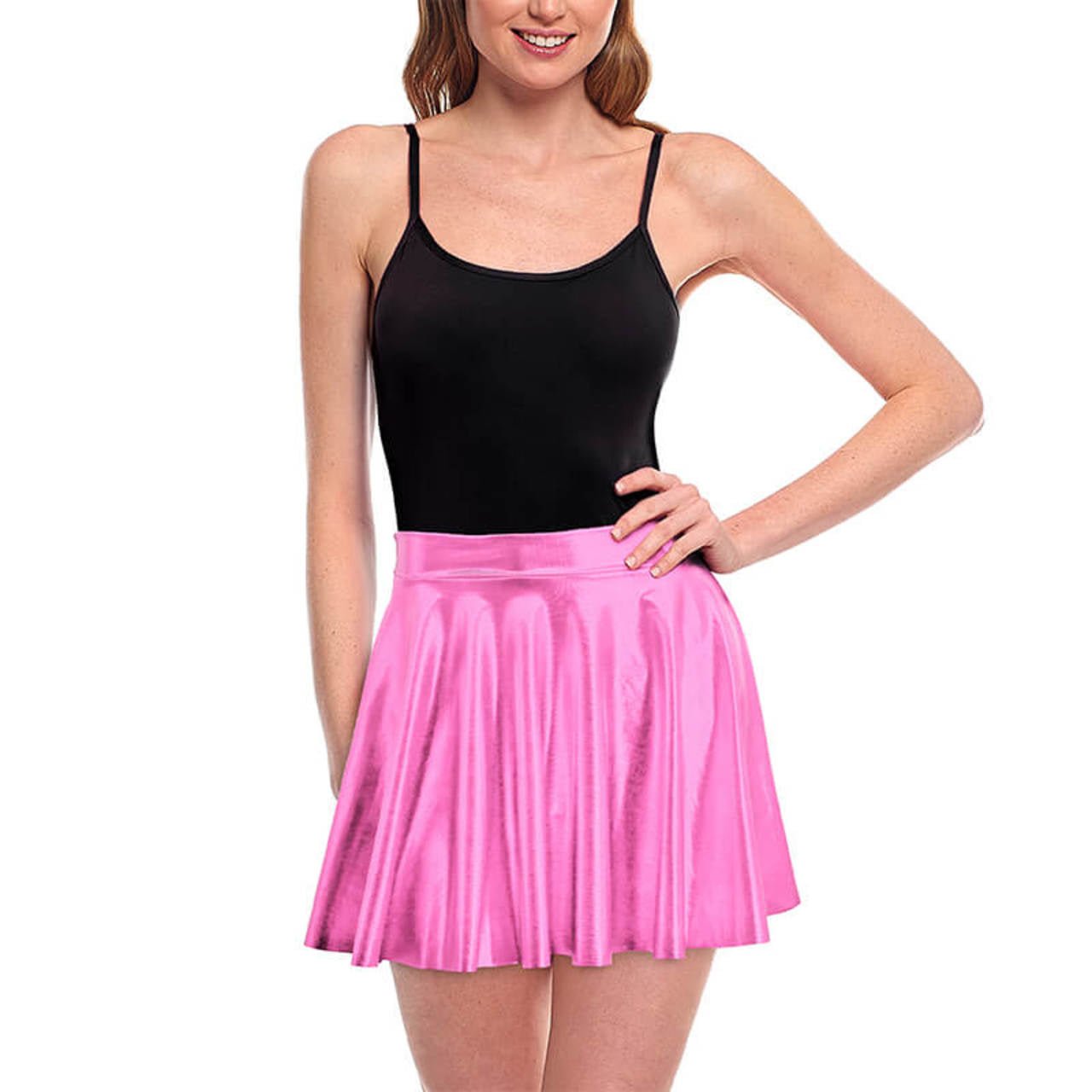 Jupe Rose Métallisée