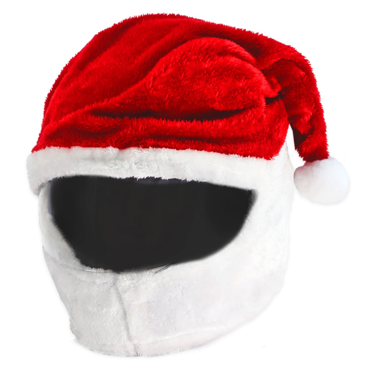 Bonnet de Père Noël pour casque