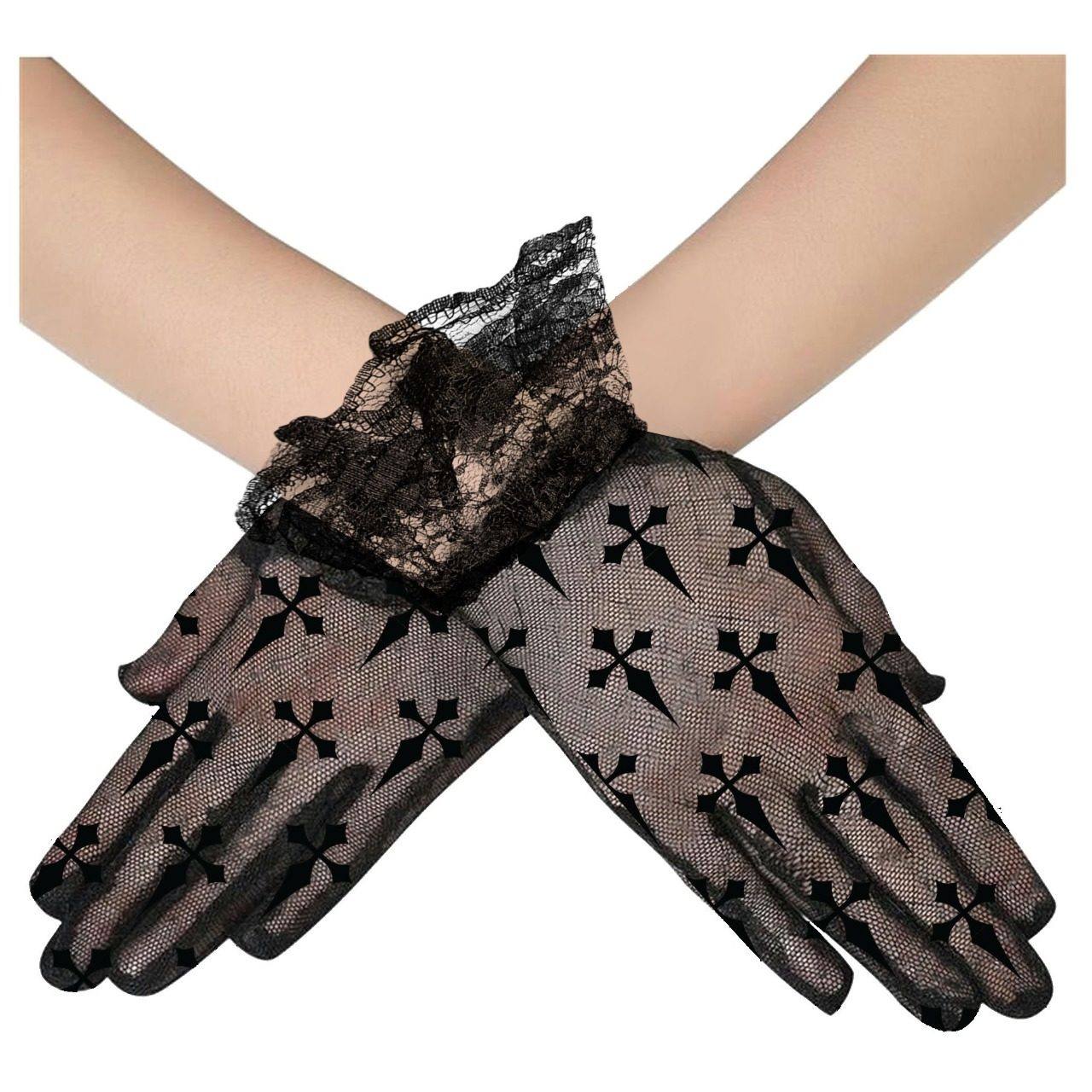 Gants Gothiques Croix