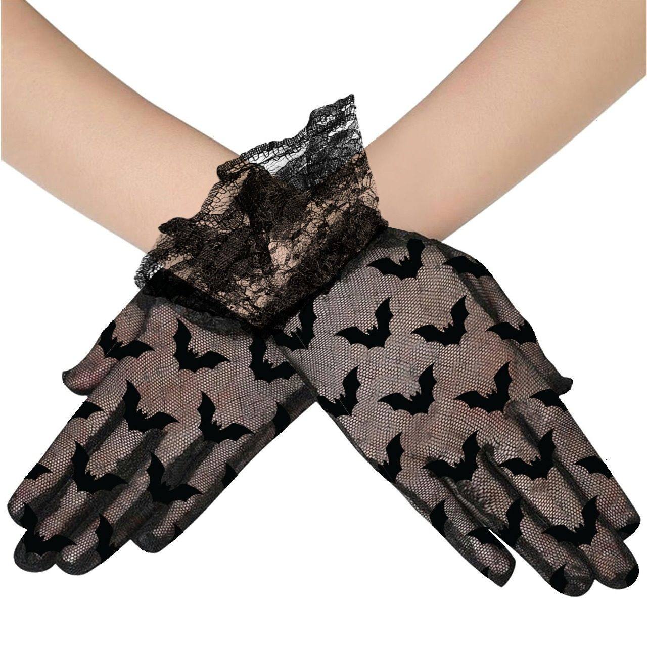 Gants Gothiques Chauve-Souris