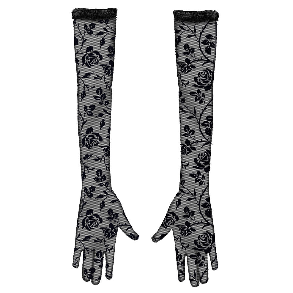 Gants Longs Gothiques Roses