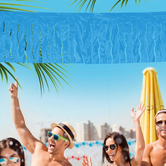 Guirlande à Franges Bleues