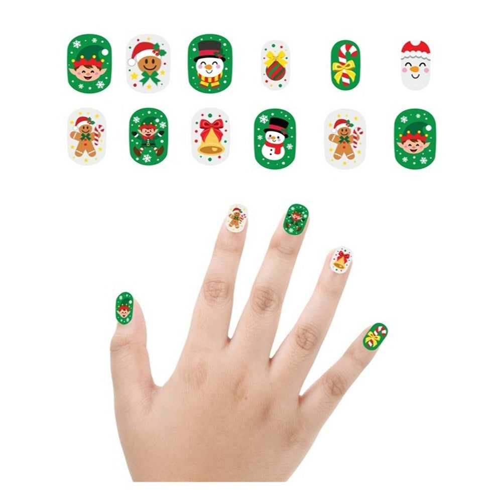 Kit de 12 Ongles de Noël Elfe