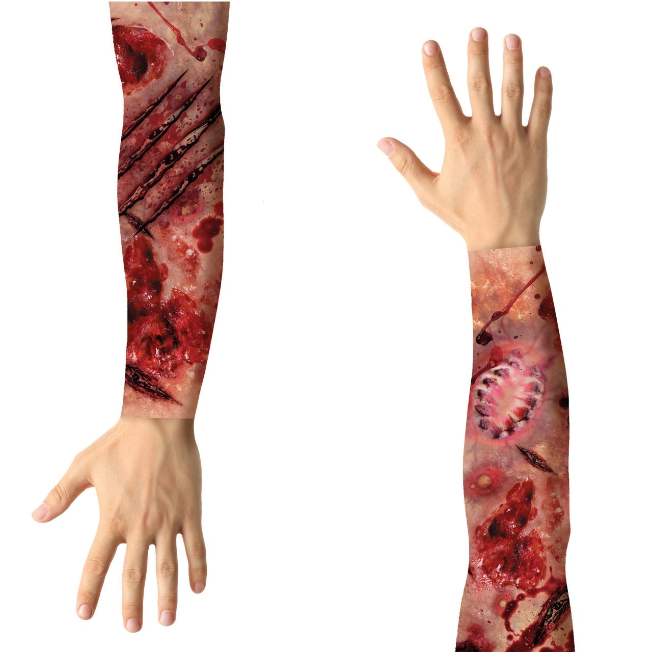 Manches avec Blessures Sanglantes