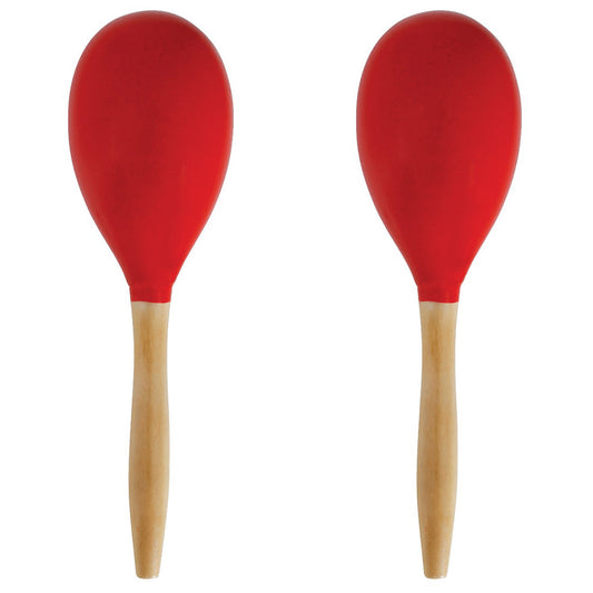 Maraca Rouge en Bois