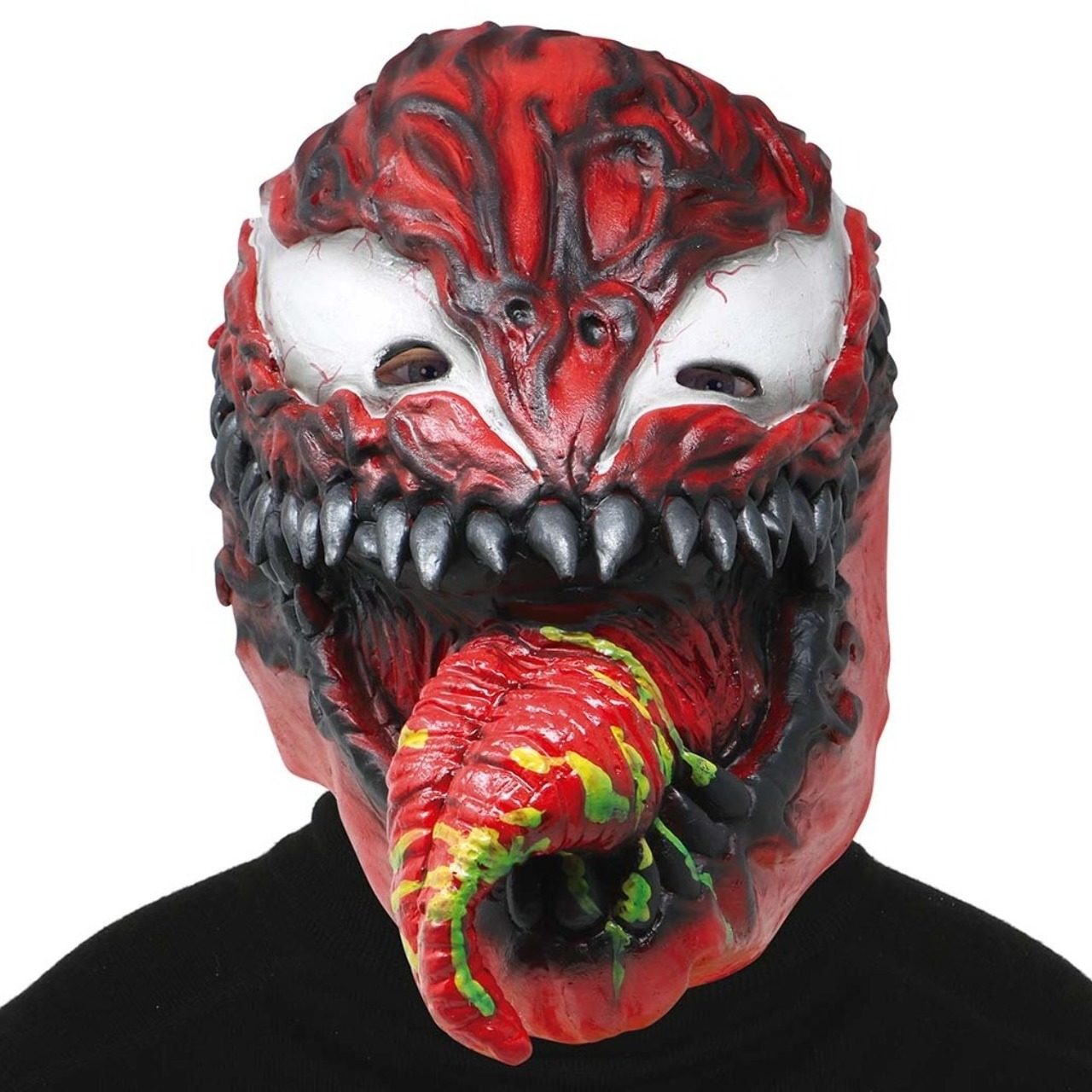 Masque de latex Venom Rouge