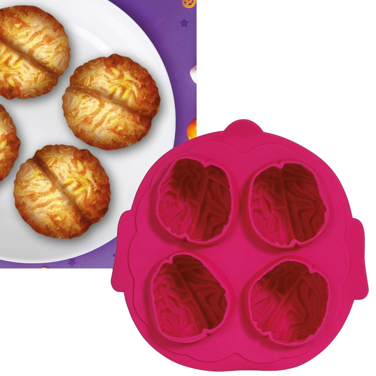 Moule à biscuits de cerveaux
