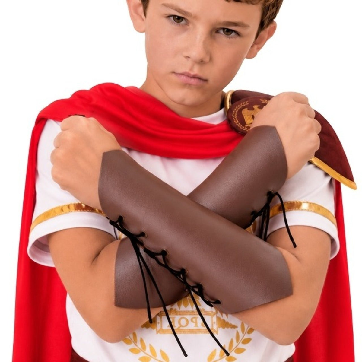 Poignets marron gladiateur enfant