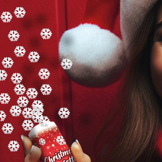 Pack 3 Canons Confettis Flocons de Noël