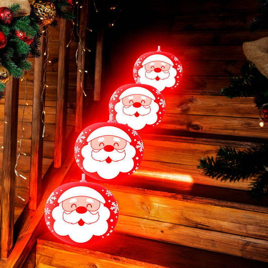 Pack de 5 ballons en latex Père Noël