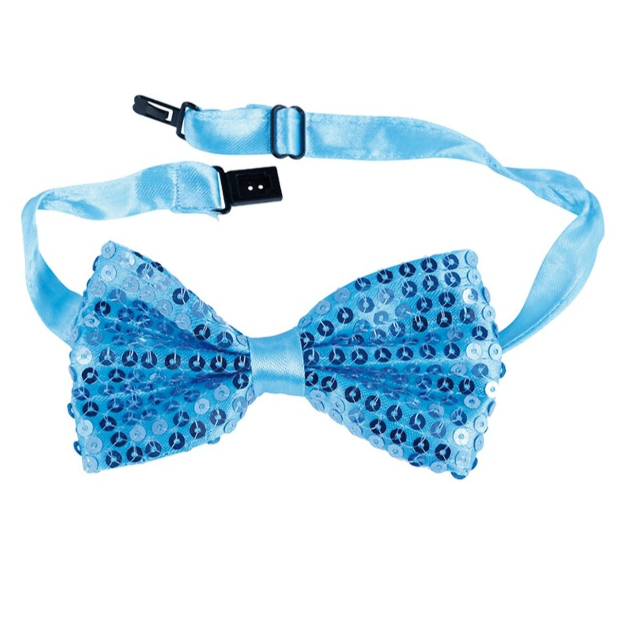 Nœud Papillon Bleu Clair à Sequins