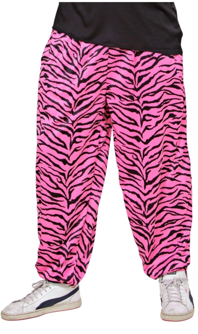 Pantalon Rose des Années 80 pour homme