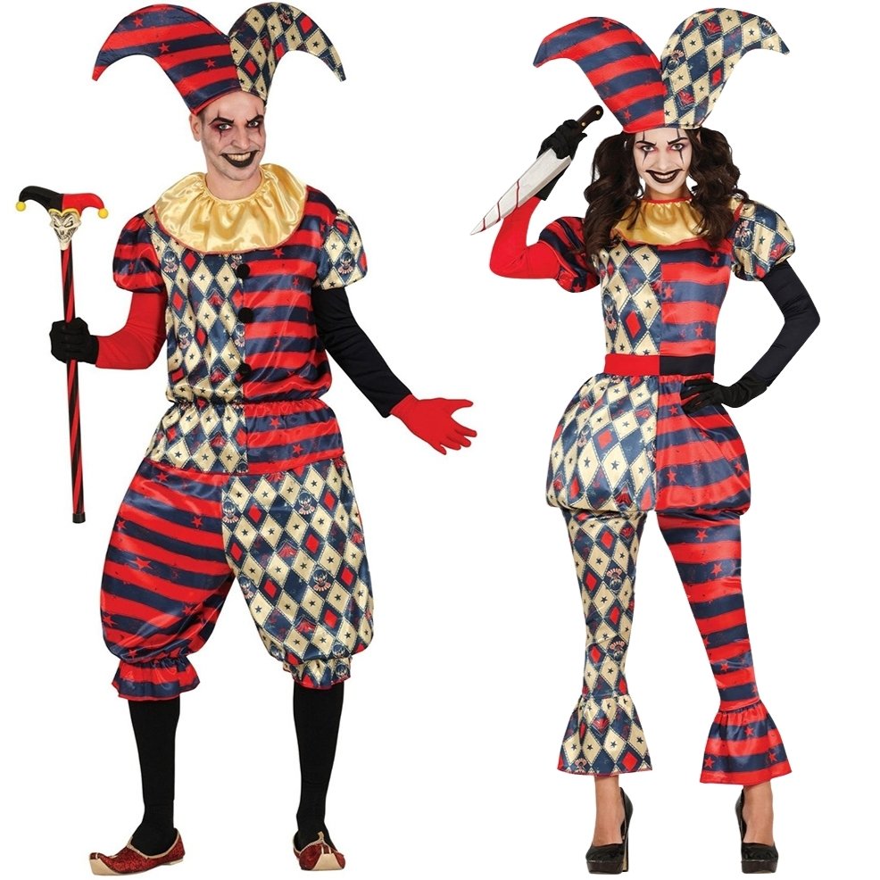 Déguisements pour Couples d'Arlequin Démoniaque