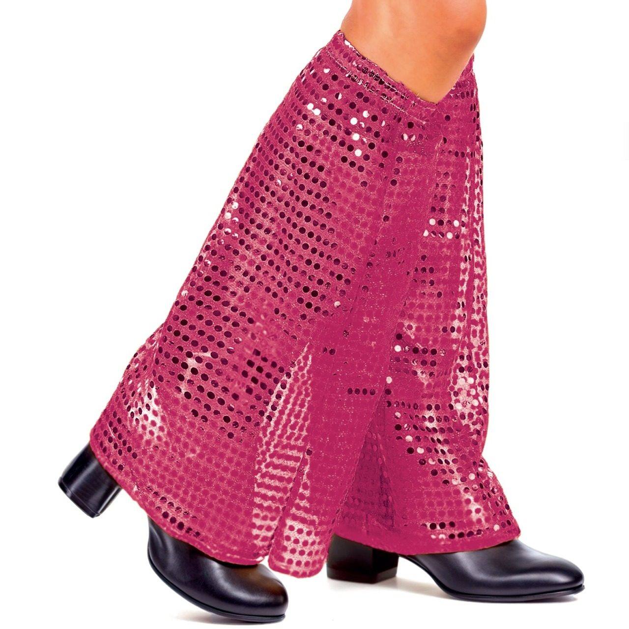 Pattes d’éléphant disco fuchsia