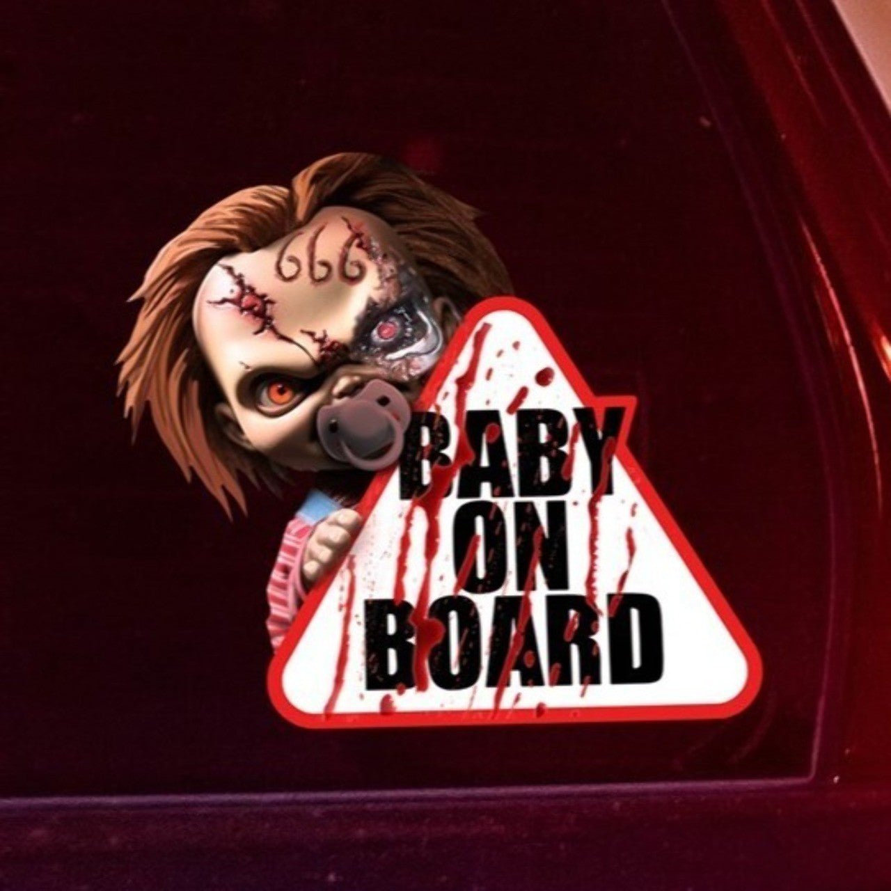 Autocollant Bébé à Bord Chucky