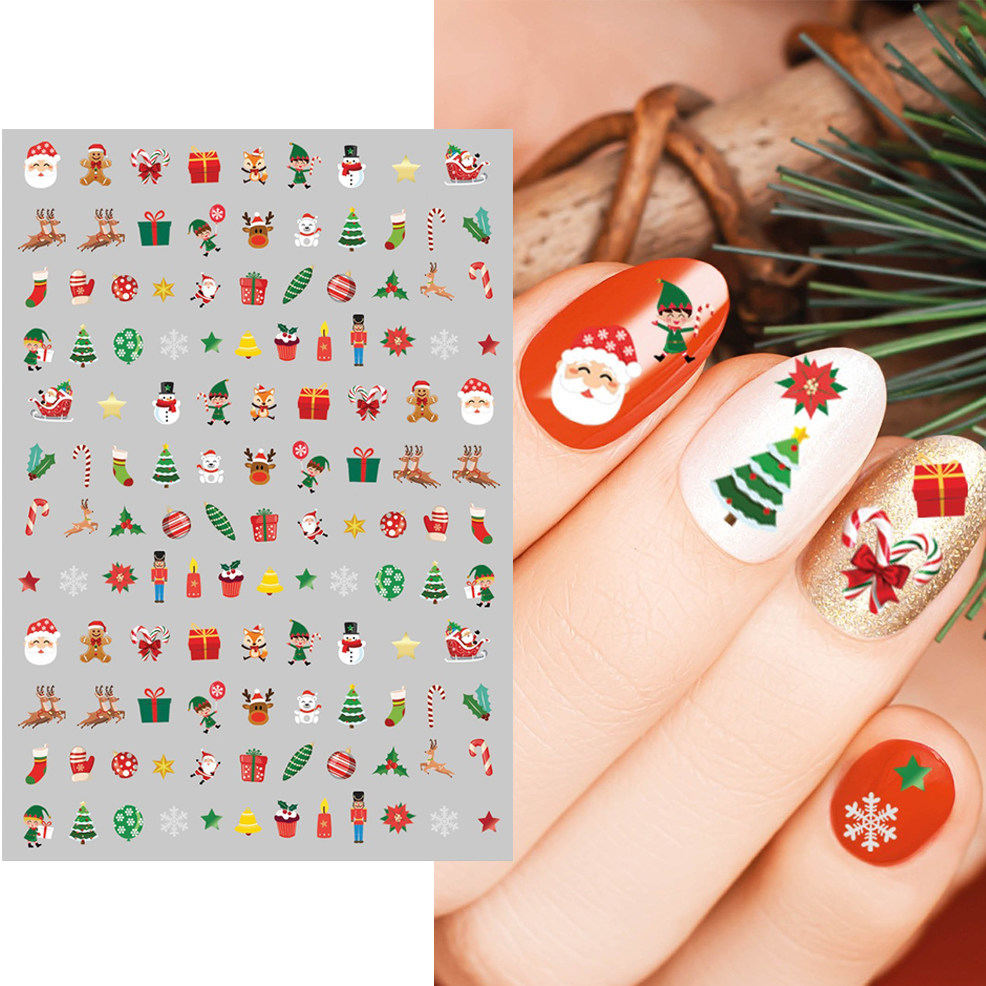 Autocollants pour Ongles de Noël