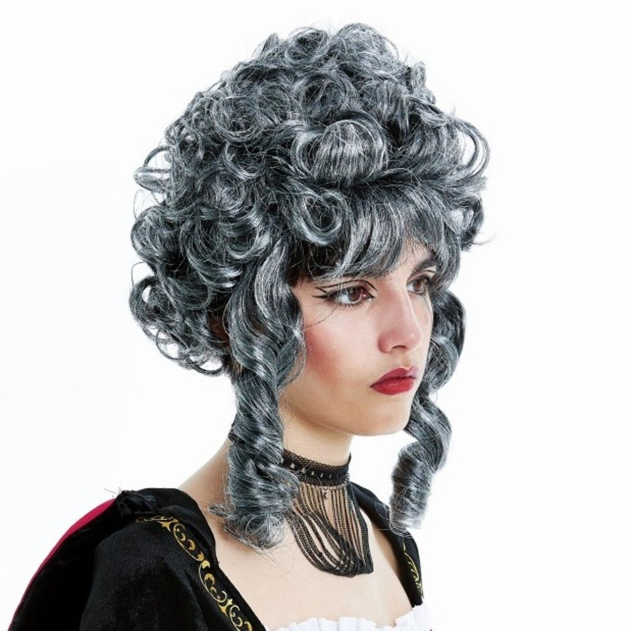 Perruque Baroque Grise
