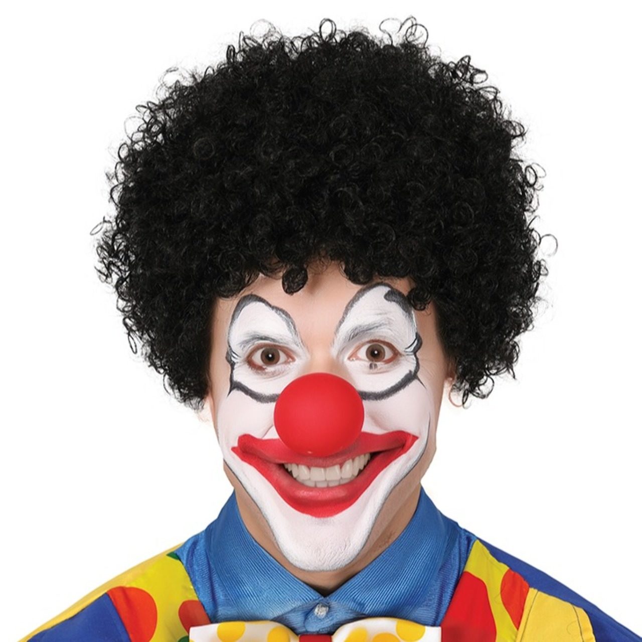 Perruque de Clown Noire