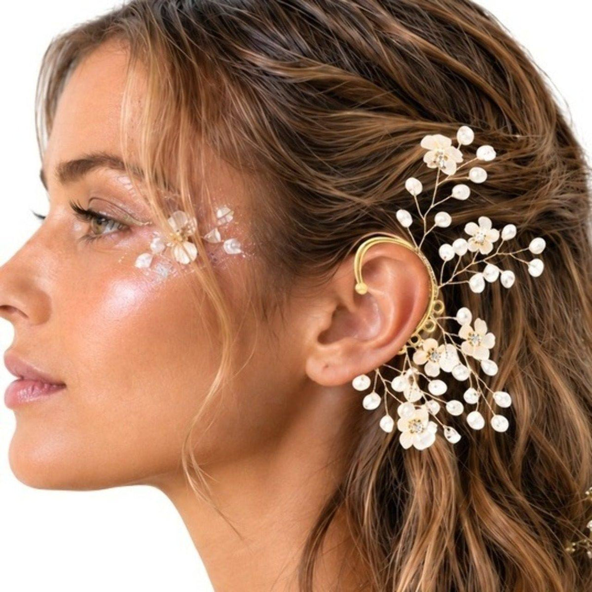 Boucle d’oreille Ear Cuff Fée Florale