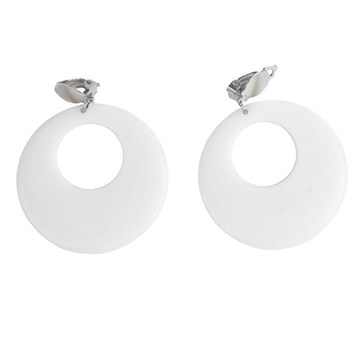 Boucles d'Oreilles Flamenco Blancs
