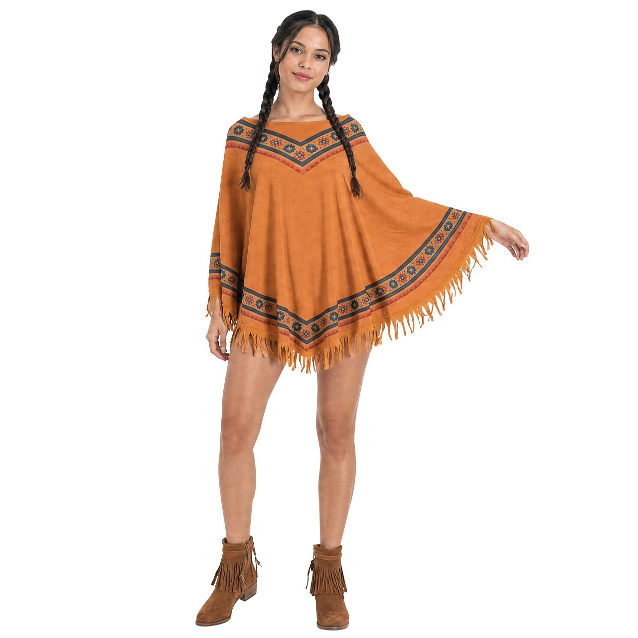 Poncho d'Indienne Apache