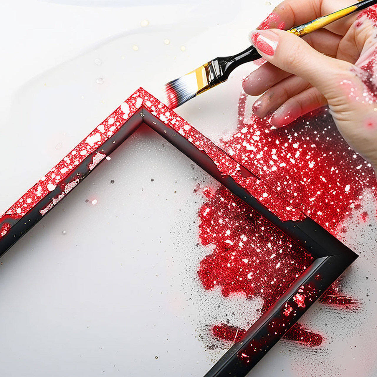 Paillettes Glitter Biodegradables Rouges