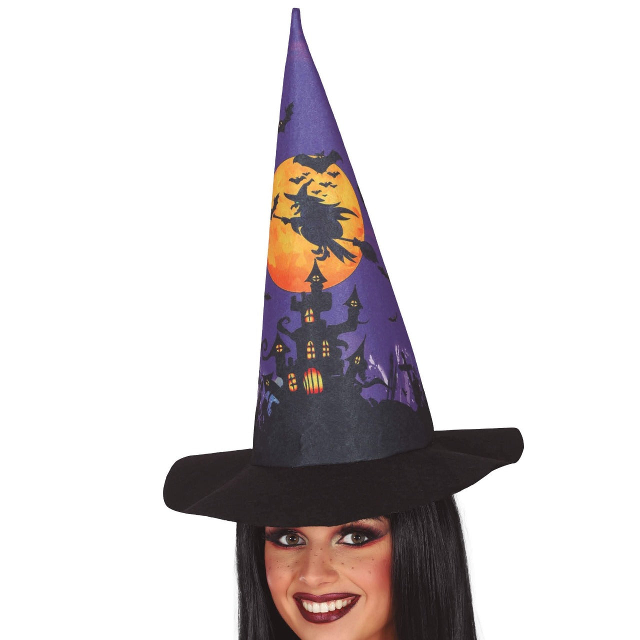 Chapeau de Sorcière bleu