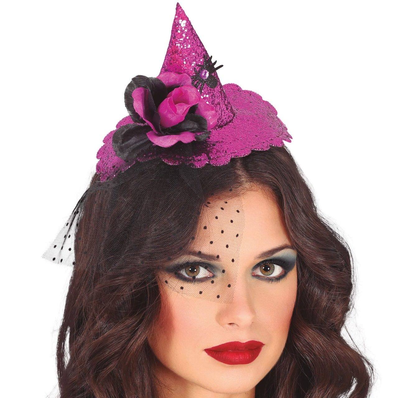 Serre-tête Mini Chapeau Chic de Sorcière à la Mode