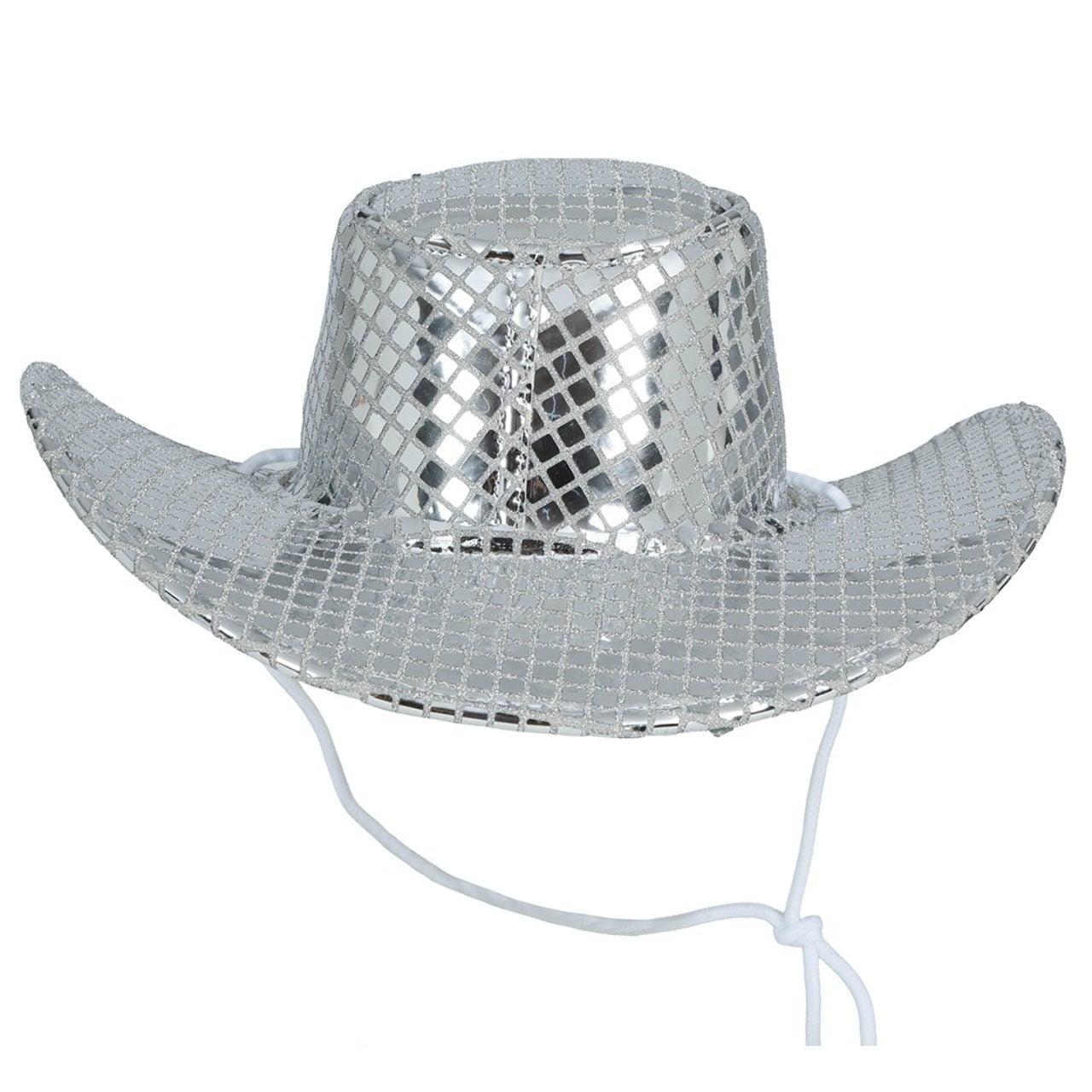 Chapeau de Cowgirl Argenté