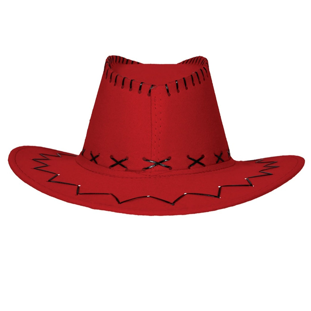 Chapeau de cow-boy rouge