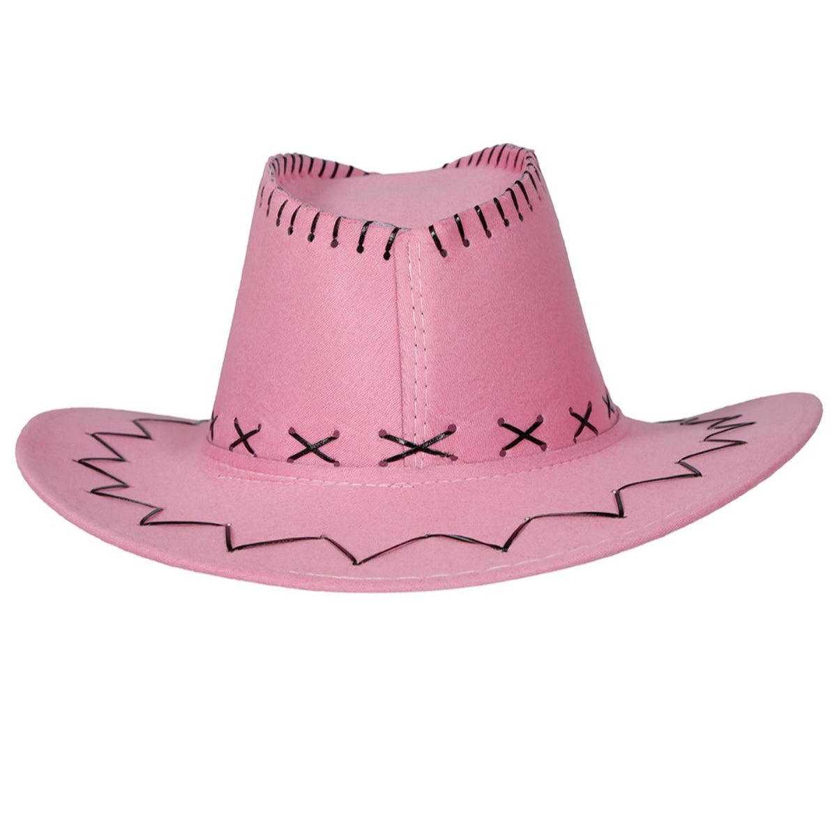 Chapeau de cow-boy rose