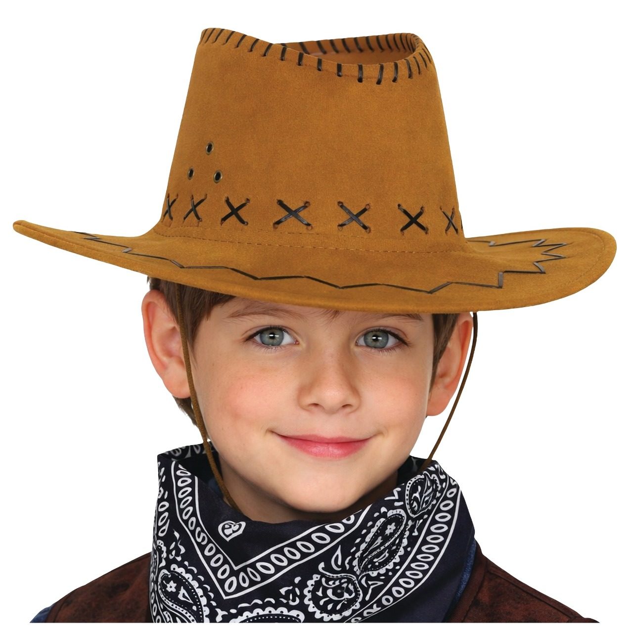 Chapeau Cow-Boy Marron Clair enfant