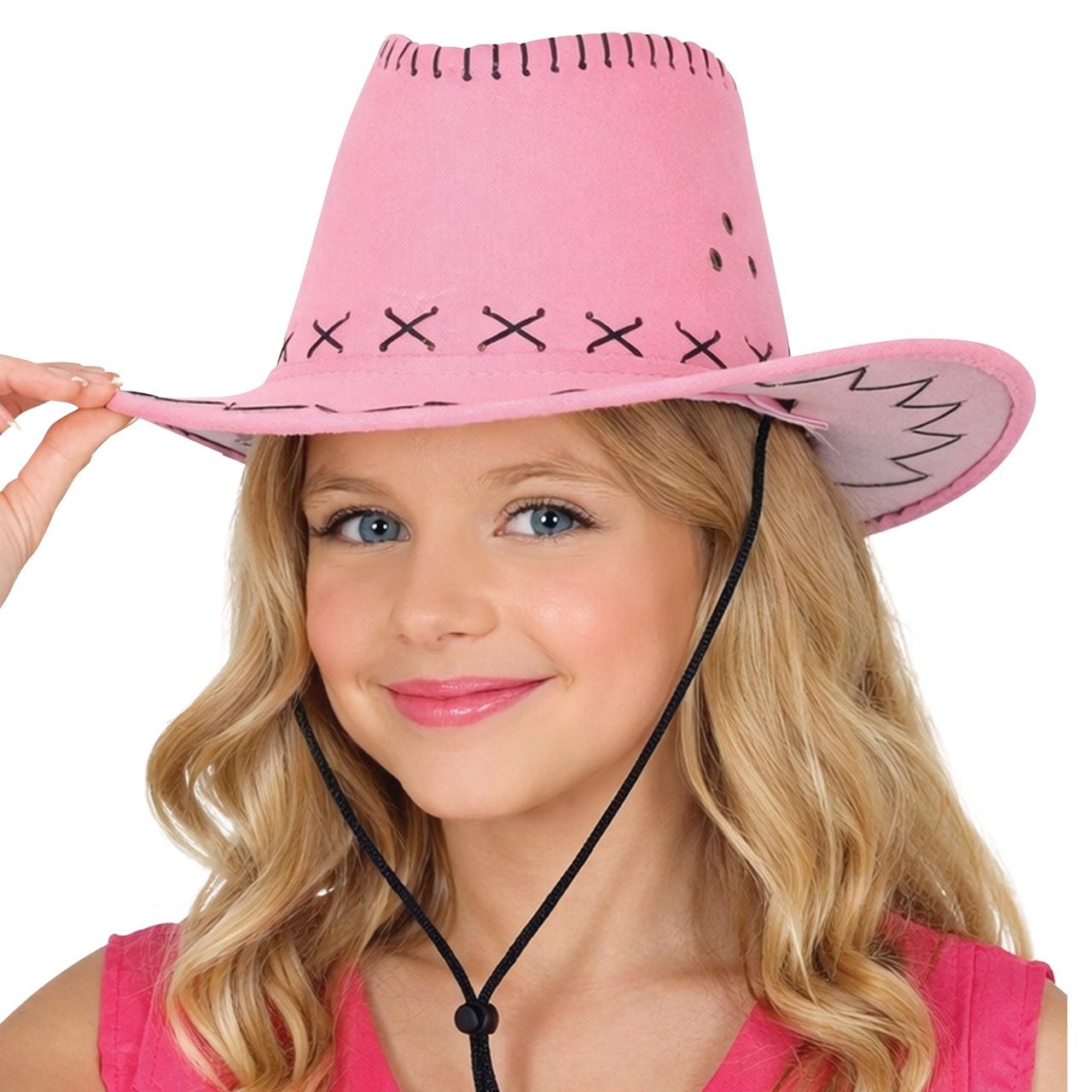 Chapeau Cow-Boy Rose enfant