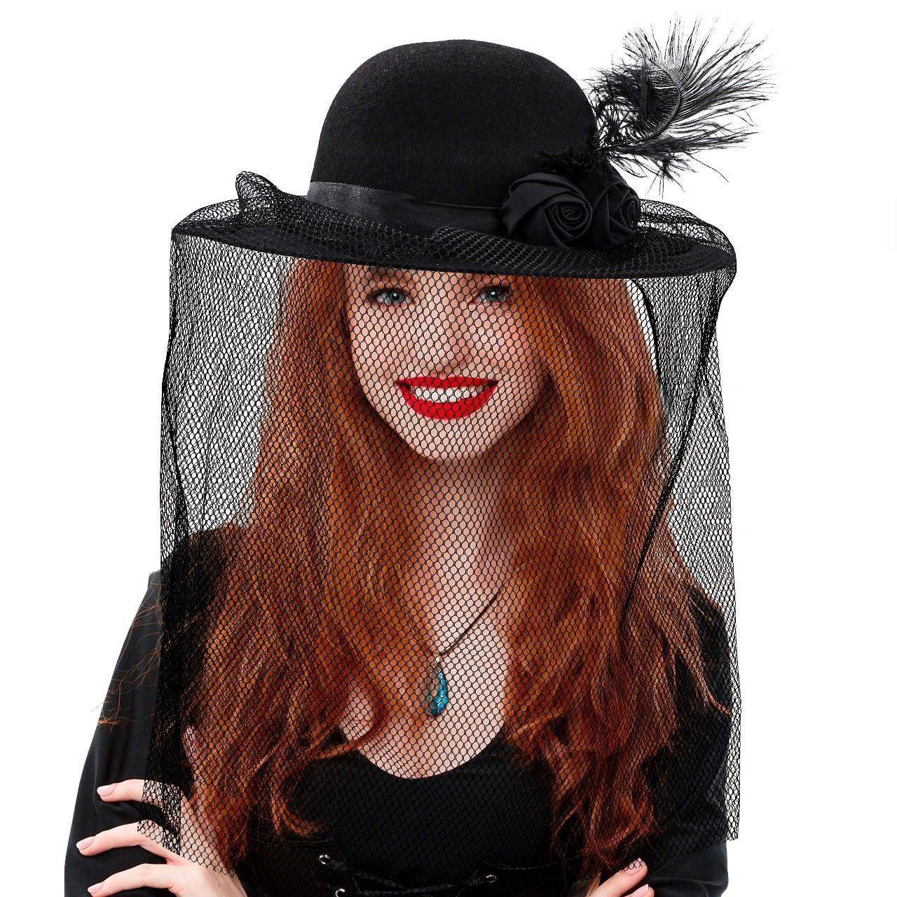 Chapeau de Veuve Noir