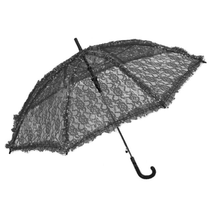 Parasol en Dentelle Noire